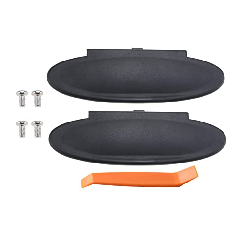 AMSPRAC Replacement Sun Visor Vanity Mirror Covers Driver or Passenger Side Visor Mirror Lid for Porsche 996/997-911 986/987 for Boxster for Cayman 1996-2010 2Pcs Black by AMSPRAC - Used condition - US$18.15
