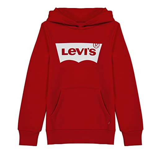 Levi's Lvb Batwing Screenprint Hoodie, Felpa con Cappuccio Bambini e ragazzi, Rosso (Levis Red/ White), 3 anni