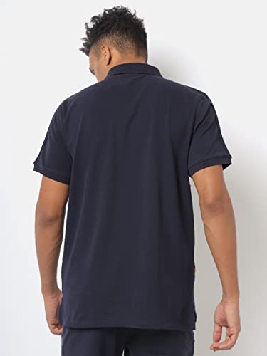 Image of CULT Men's Colourblock Active Polo T-Shirt, Moisture-Wicking, Lightweight, Breathable Fabric, Durable, Activewear, Regular Fit, Topwear for Tennis, Golf, Billiards