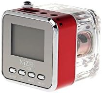 TT-028 LED DISPLAY MINI SPEAKER USB FM SD FOR IPHONE IPAD IPOD MP3 PC TT-028 RED