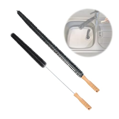 2 cepillos para radiador, cepillo de limpieza, cepillo para radiador de baño, cepillo lavable para radiador, cepillo de punta para limpiar, cepillo de limpieza de polvo y suciedad