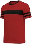 Decrum Chemises manches courtes pour hommes - T-shirts de cou pour hommes