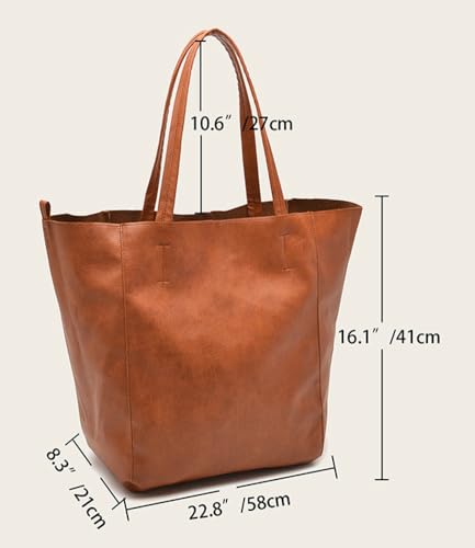 Women's Hobo Bag PU Leather Shoulder Bag Glossy Handbag Underarm Purse Top Handle Satchels Large Totes3