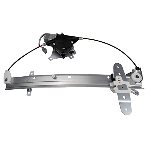 Image of TRQ Rear Left Power Window Regulator & Motor Assembly Drivers Side Compatible with 1998-2011 Lincoln Town Car