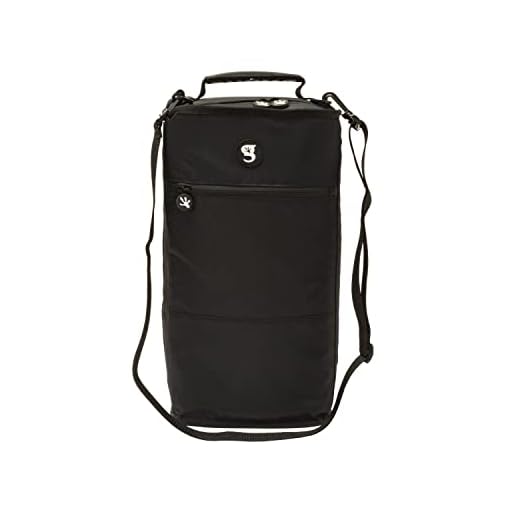 geckobrands Verticool Cooler – Holds 9 Cans or 2 Wine Bottles - Fits in Most Golf Bags