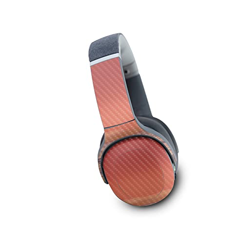 Image of MightySkins Carbon Fiber Skin Compatible with Skullcandy Crusher Evo Wireless - Red Horizon | Protective, Durable Textured Carbon Fiber Finish | Easy to Apply | Made in The USA
