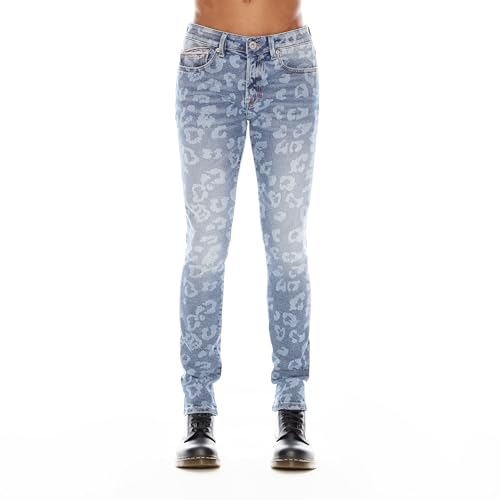 Men's Punk Super Skinny in Leopard