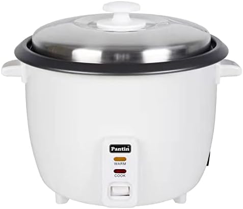 Pantin Arrocera comercial automática con taza medidora y cuchara de arroz (16 tazas)