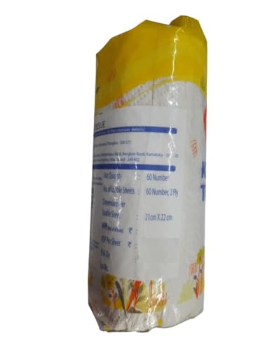 Image of 2 Ply Kitchen Tissue - 22.5cm X 22cm (60 count)