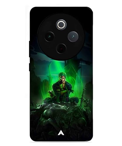 Image of Premium Anime 1 Case for Vivo Y300 Pro (Glossy Finish) Soft-Touch Metal TPU Back Cover, Shockproof, Designer, Aesthetic Mobile Phone Case
