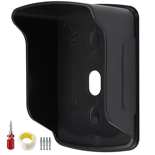 Cubierta de lluvia para timbre metálica e impermeable para cámaras de exterior de 148x104 mm 2
