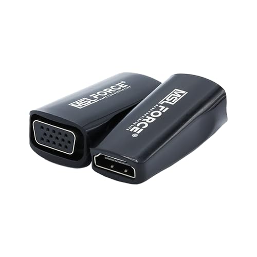 ���{�̒������ MSL FORCE HDMI (���X) to VGA (���X) �ϊ��A�_�v�^ �~�j �X�e���I�[�q �R���p�N�g �I�[�f�B�I�����o�� 1080p �w�b�h�z���W���b�N �u���b�N uc06 (1��)