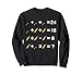 Puzzle mathématiques de pêche Sweatshirt