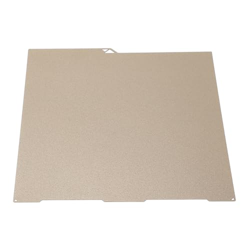 Double Sided Textured PEI Build Plate, 256x268mm Flexible Print Bed 3D Printer Heated Bed Spring Steel Sheet Flexible Platforms for Kobra 3 Combo Accessories