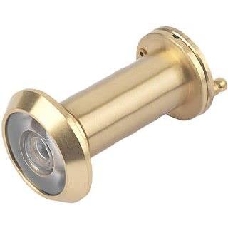 Ironmongery Solutions® Door Viewer 180° Peepholes for Doors, Door Spyhole, Security Spy Hole, Front Door Wide Angle Peephole Peep Hole Safety Peek Hole in Polished Brass Finish