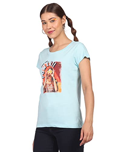 Image of SUGR Basics Women's Graphic Regular Fit T-Shirts