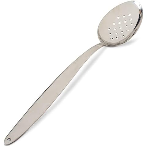 JB Prince Gray Kunz Perforated Spoon - XL Cover