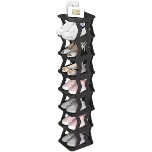 Étagère à chaussures multicouche amovible et modulable pour l'entrée - 8