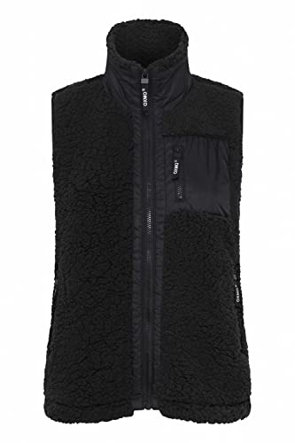 Shownicer Teddy Fleece Weste Damen - Warme ärmellose Plüschweste Mit Taschen