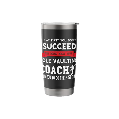 Pole Vaulting Coach Jump Sports High Jumper Pole Vault Stainless Steel Insulated Tumbler