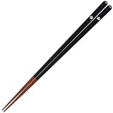 サンライフ 箸 食洗機対応 大人 長い 先角 23cm pad 299 猫 にくきゅう 天然木 ブラック 日本製 H-06755
