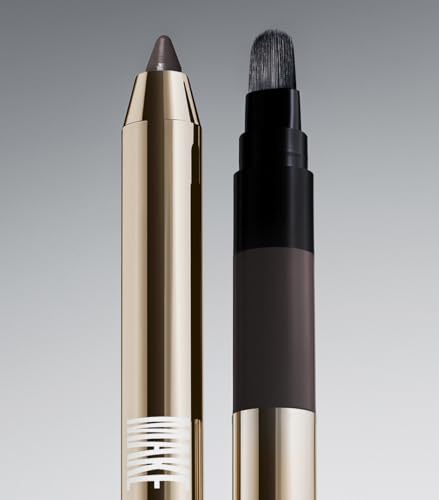 MAKE Beauty Continuum Lip Liner – Long Lasting Creamy Liner with Velvet Matte Finish – Includes Built-In Sharpener and Blending Brush – Highly Pigmented Grayish Taupe Lip Color – Shade, Slate - Image 3