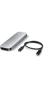 Mediasonic Aluminum M.2 PCIe NVME SSD Enclosure to USB 3.2 Gen 2 10Gbps USB Type C | M-Key / B+M ...