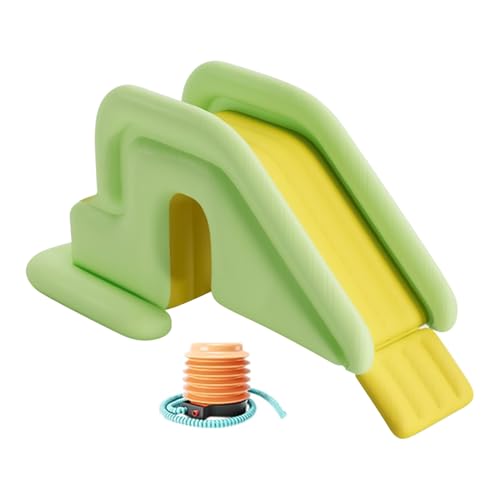 Tobogán acuático inflable para niños – castillo hinchable, piscina infantil, parque infantil en el jardín | Tobogán de verano antideslizante, adecuado para el suelo, tobogán inflable de jardín