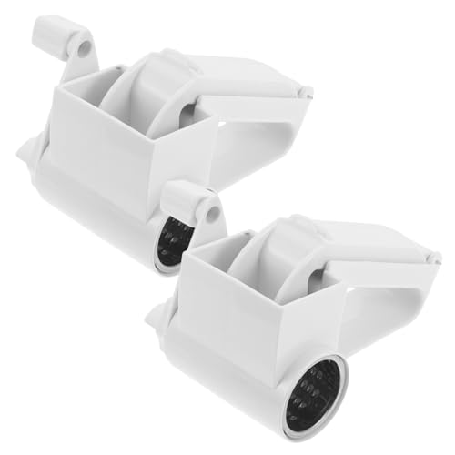 Rallador giratorio de queso Lurrose 2 pcs blanco miniatura 1