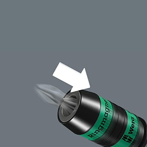 Wera 05052490001 887/4 RR Rapidaptor Universalhalter mit Ringmagnet, 1/4' x 57 mm
