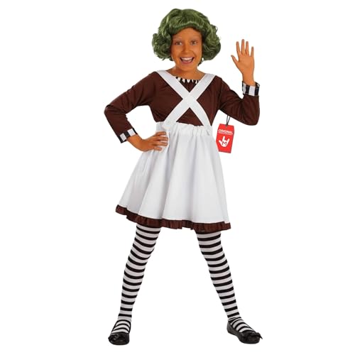 Fun Shack Déguisement Lutin Ouvrier Chocolatier, Déguisement Chocolaterie Enfant, Deguisement Film Enfant, Costume Carnaval, Costume Halloween, XL