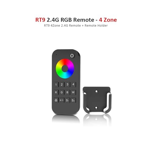 Controlador LED RGB 24V DC 12V 3CH con control remoto 2.4G RT9 3