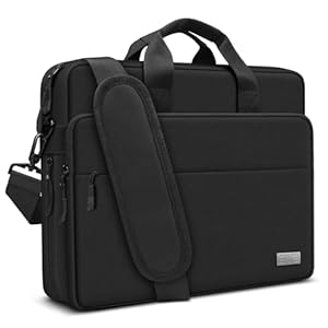 ZYB Große Kapazität Laptoptasche 15.6 Zoll 16 Zoll Laptop Tasche,Notebook Tasche für 15.6-16 Zoll Lenovo Thinkpad Ideapad ThinkBook HP Dell ASUS MSI,MacBook Pro 16 15 etc 15.6-16" Laptop Hülle-Schwarz