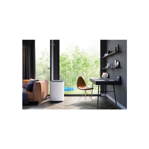 AEG Chillflex Pro AXP26U338CW mobile Klimaanlage / LED Display / Touch-Buttons / Fernbedienung / 30-40 m² / Kühlfunktion / Ventilator / Entfeuchtungsfunktion / Automatik / weiß/silber/schwarz – Bild 5