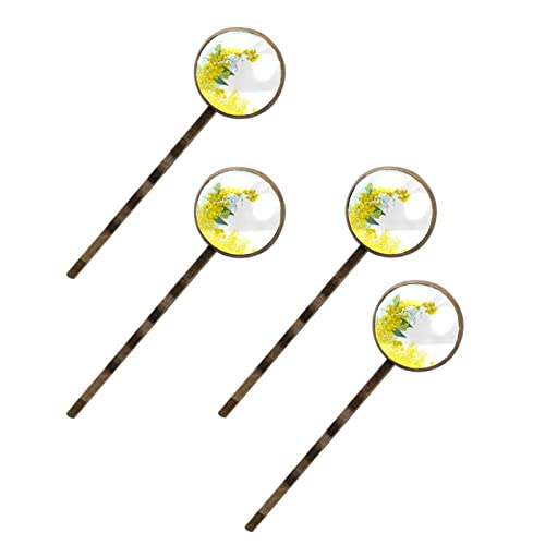 Pasadores de pelo vintage florales accesorios de metal para mujeres y niñas