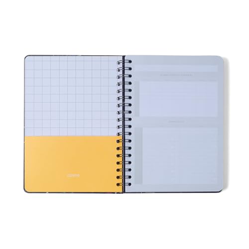 Caderno Espiral Clássica Pautado 17X24 Preta 160 Fls, Cicero