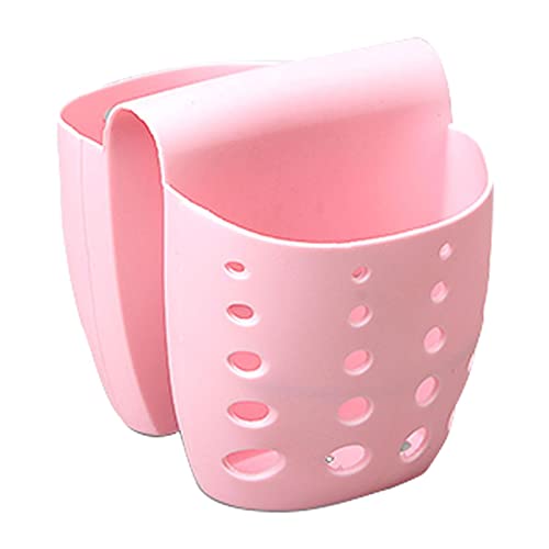 Organizador para esponja de cocina colgante para fregadero, color rosa miniatura 2