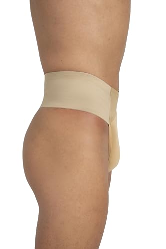 Capezio Men's Quilted Cotton Panel Thong Dance Belt3