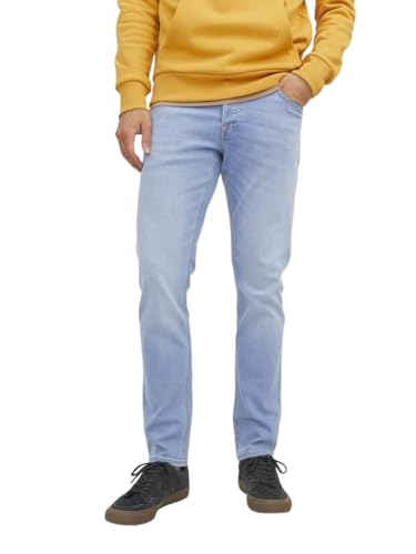JACK & JONES Glenn 343 Jean para hombre, azul claro, 30W / 32L
