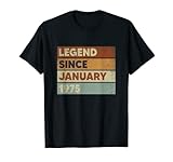Photo Gallery legend since january gennaio 1975 compleanno gift 48 regalo maglietta Photo Gallery legend since january gennaio 1975 compleanno gift 48 regalo maglietta