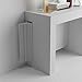 Mobili Fiver, Mesa Consola Extensible con Porta-Extensiones, Easy, Color Fresno Blanco, Aglomerado...