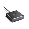 UGREEN Nexode 200 W Cargador USB C, GAN Tech Carga Rápida con 8 Puerto, 100 W Cargador PD Compatible con MacBook Pro/Air, iPhone Series, Galaxy Series, DELL