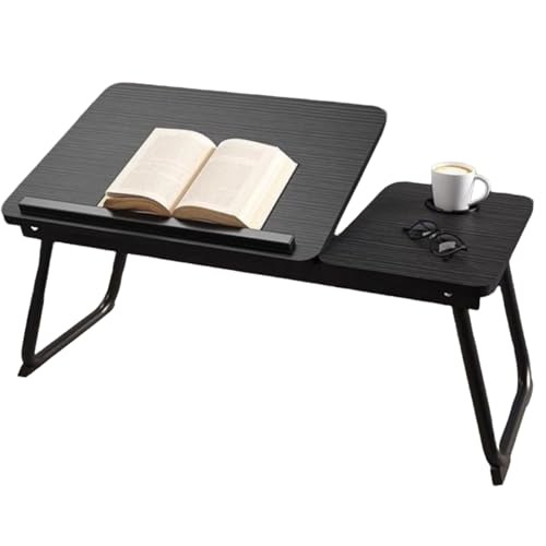 Mesa de cama plegable para laptop, bandeja portátil para desayuno en la cama, escritorio de cama ajustable para oficina en casa y estudio