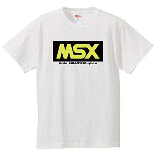 南堀江のおもしろtシャツ 「MSX」 パソコン インターネット ゲーム IT PC系ネタ おもしろ半袖Tシャツ ホワイト メンズMサイズ 南堀江のおもしろtシャツ 「MSX」 パソコン インターネット ゲーム IT PC系ネタ おもしろ半袖Tシャツ ホワイト メンズMサイズ
