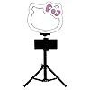 Impressions-Vanity-Hello-Kitty-10-Inch-RGB-Desk-Ring-Light-with-Stand-and-Phone-Holder-LED-Selfie-Lights-with-Rainbow-Color-Modes-Noise-Sensor-Provide-Light-Affect-to-Music-Beat-Perfect-for-TikTok Impressions Vanity Hello Kitty 10 Inch RGB Desk Ring Light with Stand and Phone Holder, LED Selfie Lights with Rainbow Color Modes, Noise Sensor Provide Light Affect to Music Beat Perfect for TikTok