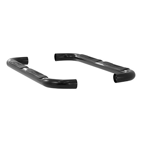 ARIES 3 Pulgadas Nerf Bars Redondos de Acero Negro miniatura 2
