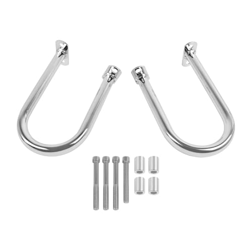 Crash bars CTX1300 en argent pour protection de moteur moto de 2014 à 2017 - 2