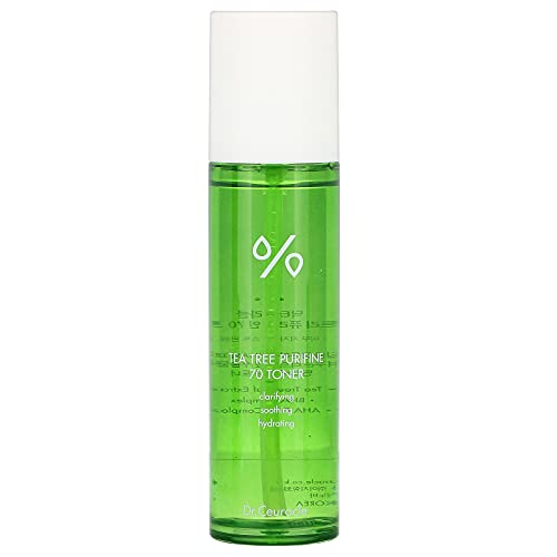 The Mildest Tea Tree TonerㅣEffective Repairing Acne TreatmentㅣKorean Skin Care Contains Tea tree 70% Extract, Aloe Vera, AHAㅣLight Weight Watery Texture without sticknessㅣDr.Ceuracle