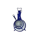 Brandobay 4-Piece Kitchen Strainer Set - Nylon Mesh Strainer - Assorted Sizes (Set of 4) & Colors (Blue, Red, Green)