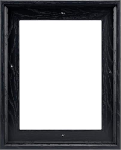 Image of 14x18 Canvas Floating Frame,0.9 inch Deep Canvas Frame,Black | HUACANVAS Canvas Floater Frames for Prints,Floater Frame for Canvas Painting,Canvas Frame for Wall Decor(14 inchx18 inch,Black)